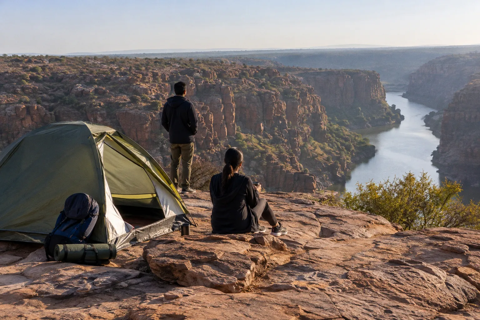 Gandikota camping styles: choosing your canyon stay