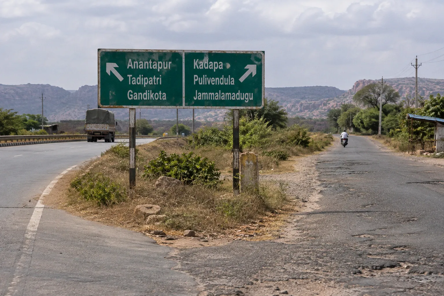 Gandikota road routes from Bangalore: Anantapur versus Kadapa