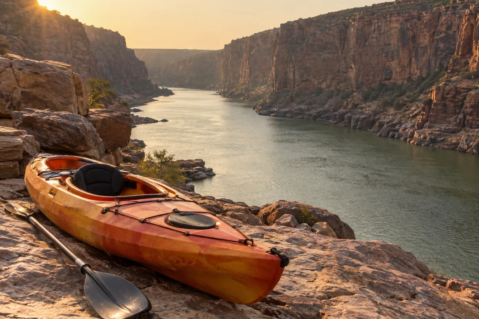 Pennar river kayaking routes: choosing your canyon path